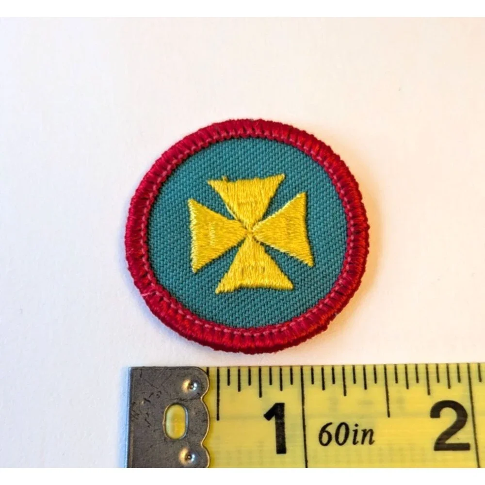 Vtg 1990's Girl Scouts Junior SCOUTING IN THE USA Merit Patch Badge Lot of 7